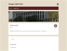 Tablet Screenshot of oregonamc.aggienetwork.com