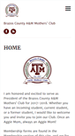 Mobile Screenshot of brazoscomoms.aggienetwork.com