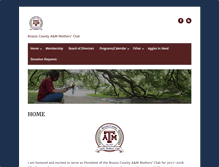 Tablet Screenshot of brazoscomoms.aggienetwork.com