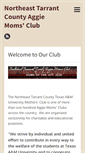 Mobile Screenshot of netcaggiemoms.aggienetwork.com