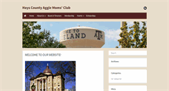 Desktop Screenshot of hayscountymoms.aggienetwork.com
