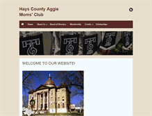Tablet Screenshot of hayscountymoms.aggienetwork.com