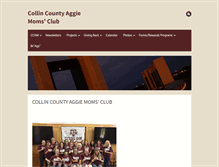 Tablet Screenshot of collincountymoms.aggienetwork.com