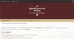 Desktop Screenshot of hosting.aggienetwork.com