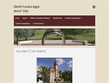 Tablet Screenshot of dewittlavacamoms.aggienetwork.com