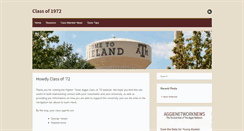 Desktop Screenshot of classof1972.aggienetwork.com