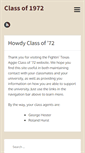 Mobile Screenshot of classof1972.aggienetwork.com