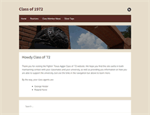 Tablet Screenshot of classof1972.aggienetwork.com